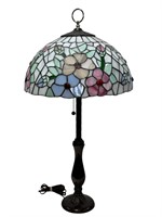 Tiffany Style Stained Glass Floral Table Lamp