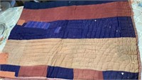 Vintage Blanket Quilt Approximately 68x90 in