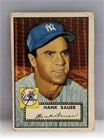 1952 Topps #215 Hank Bauer Low Grade Crease