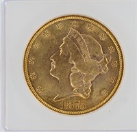 1875 Double Eagle ICG MS62 $20 Liberty Head