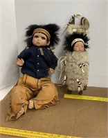 Pache & Two Feathers LTD Edition American Indian