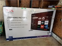 TCL 85" 4k Led Smart Tv in box
