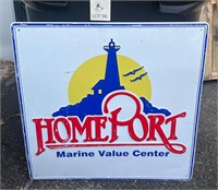 Homeport Marine Value Center Sign