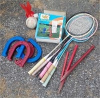 Assorted Outdoor Games - Lawn Darts - Horseshoes &