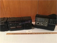 Two vintage radios -- both work