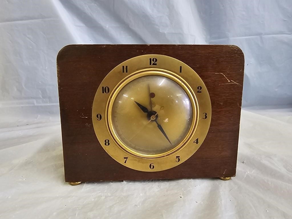 Vintage GE Mahogany Mantle Clock
