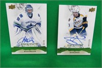 2015-16 Exquisite Seth Jones /125 Ryan Miller /99