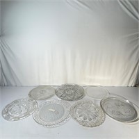 Clear Glass Server Plates