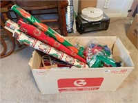 VINTAGE WRAPPING PAPER AND WRAPPING SUPPLIES