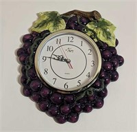 Grape Themed Quartz Wall Clock