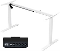 Panana Electric Adjustable Desk Frame  White