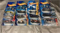 12 Hotwheel Cars on Cards