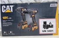 Cat Hammer Drill And Impact Driver Combo Kit