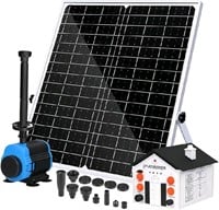 ATMOREA Solar Fountain Pump Kit 6000mAh Battery,30