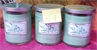 43 - NEW WMC LOT OF 3 CANDLES (N9)