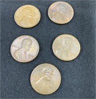 1975, 1979, 1977 & 1983 One Cent Coins