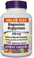 MAGNESIUM BISGLYCINATE 200 MG 120 VEGETARIAN