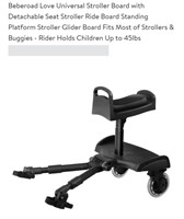 NEW 2-in-1 Ride-Along Stroller Board

*Assembly