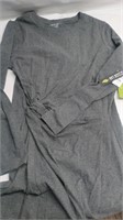 Design Lab organic cotton Grey Dress Size Large Ne