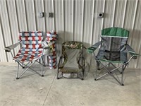 4- Folding Lawn Chairs