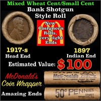 Small Cent Mixed Roll Orig Brandt McDonalds Wrappe