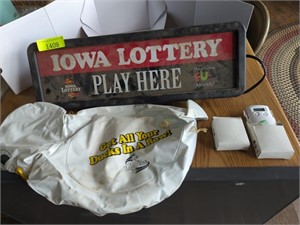 Iowa Lottery Sign, misc