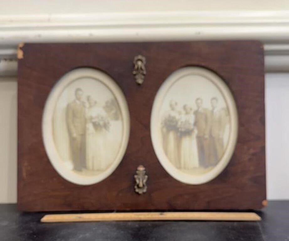 Antique Frame/Wedding Picture