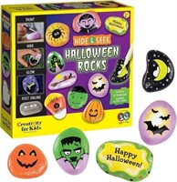 Hide & Seek Halloween Rock Painting Kit- 6+
