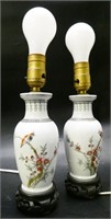 Pair of Small Asian Lamps