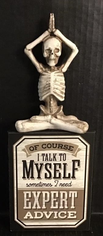 YOGA SKELETON AND ASPIRATION DECOR