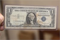 1957 $1.00 Blue Seal Star Note