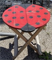 (O) Ladybug Folding Table 22” x 24” x 24”