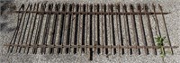 (O) Wrought iron Fences 84” x 29” and 64” x 29”