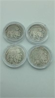 Buffalo Nickels lot of 4