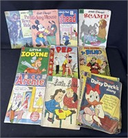 21 vintage 1950's comic books