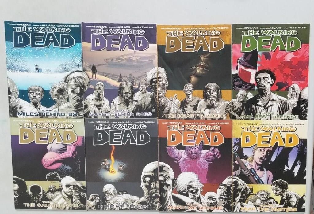 15PCS The Walking Dead Comic Books