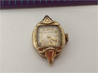 Vtg Bulova Marked 10k Rolled Gold Plate Watch