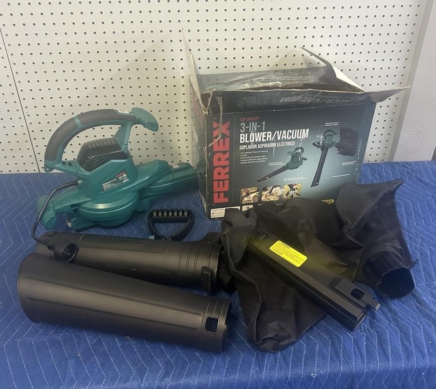 FERREX ELCTRIC BLOWER VAC LIKE NEW