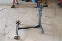 Homemade Engine Stand Heavy Duty Steel Wheels