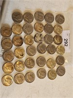 30-MIXED DATES OF KENNEDY HALVES