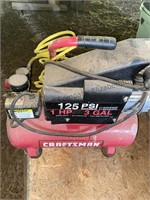 Craftsman 125 psi 3 gallon air compressor not