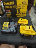 DeWalt 20v 4 ah and 6 ah batteries and charger