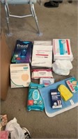 Medical supplies, underpads, wipes, disposable