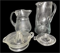 Glass Pitchers and Juicers