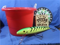 Rapala Display Lure 28" Long, Dartboard, Texas