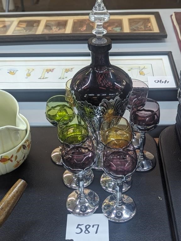 Decanter and Glasses