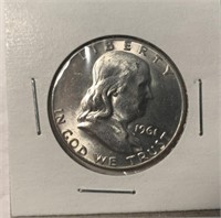 1961 D Franklin Half Dollar