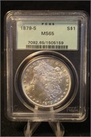 1879-S Certified Morgan Silver Dollar PCGS