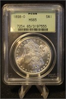 1898-O Certified Morgan Silver Dollar
