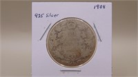 1908 Canadian 50 Cent / Half-dollar Coins